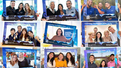 learning conference collage